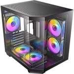 Caja PC MicroATX Antec CX M2 ARGB Compacta 5 Ventiladores Vidrio Templado