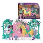 Kit de Jogo Unicorn Academy Ava & Leaf com Unicornio de Mudança de Cor (13 cm)