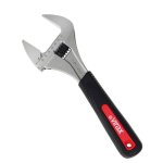 Llave Ajustable Virax 017060 De 12 Pulgadas, Abertura Extra Grande, Mordaza De Perfil Móvil Sin Sobresalir Y Mango Antideslizante