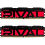Arbeitsspeicher RAM Goodram Rival Radiant 16GB 2x8GB DDR4 3200MHz CL16 Rot