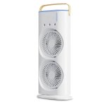 Coluna de Ar Dam Electronics Cabeça Dupla 5W 3 Velocidades Nebulizador RGB Comando