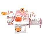 Casa de bonecas dobrável Smoby Grande Maison des Bébés 19 acessórios
