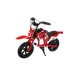 Moto elettrica per bambini JKING C6 200W 25.2V 12" Freni a disco doppi Rossa