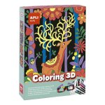 Set de colorear infantil 3D APLI Kids Coloring 3D Multicolor 5 años