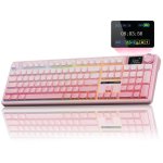 Teclado Aula F108 Pro mecánico inalámbrico RGB hot-swap full size