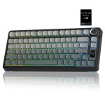 Teclado Aula S75 Pro mecánico compacto 75% Hot-swap RGB batería 4000mAh