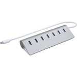 Hub Exsys 7 Ports 5 Gbps USB-C Modell EX-1136 mit aktiver Stromversorgung