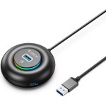 Hub Orico 4 portas 5 Gbit/s modelo YXR4-U3 Extras RGB e áudio