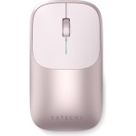 Ratón Satechi Slim EX Bluetooth 5.3 1200 DPI Rosa Blush Multisync