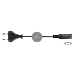 Steckdosenleiste Fonestar SR-448 1 Steckplatz ohne USB Schwarz