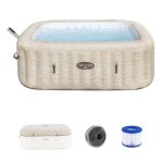 Spa gonflable Bestway Lay-Z-Spa Rome Carré 5-7 places 180 AirJets