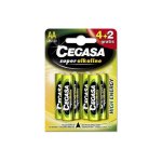 Alkaline Batterie Cegasa AA 6 Stück