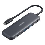 Hub Anker 5 ports 5000 Mbit/s modèle 332 avec HDMI 4K et Power Delivery 100W