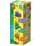 Kit Masa Moldeable SES Creative Fundo Dinosaurios 4 Botes Vegano Sin Gluten