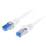 Netzwerkkabel Lanberg PCF6A-10CC Cat6a S/FTP 5 m Weiß
