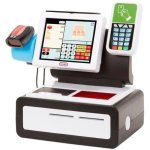 Caixa Registradora Little Tikes para Brincadeira de Papéis, Sons, Luzes, Leitor de Cartão e Scanner, 40+ Acessórios