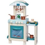 Cuisine de jeu Ecoiffier Vert Azur avec four abattable, 3 feux et 16 accessoires