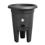 Vaso para Morangos Elho Green Basics 33 cm Negro Reciclado