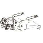 Kit supporto nastro Zebra P1027135-046 per GK420t e GX420t