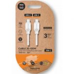 USB-C-Kabel Tech One Tech TEC2210 100W 1.5m Weiß