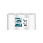 Rouleau Papier Hygiénique Professional Amoos 2 Couches 342 Services Pack 18