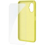 Custodia SPC Wuum One Protection Pack Silicone Gialla con Vetro Temperato per SPC Wuum One