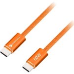 USB-C Kabel Forcell Cafule Color 60W 1.2m Orange