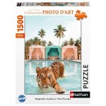 Puzzle Nathan Baignade Royale Paul Fuentes 1500 Piezas Photo d'Art 84 x 60 cm