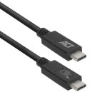 USB-Kabel ACT AC7431 USB4 20 Gbps 240 W zertifiziert 1 m Schwarz