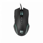 Rato White Shark Azarah Ambidestro USB Tipo-A 6400 DPI Preto RGB