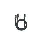 Celly USB-C Hub mit 2 USB-C Ports Schwarz