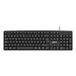 Teclado IGGUAL CK-STANDARD-105T com fios USB completo QWERTY preto