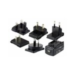Multiprise Honeywell 1 prise noire avec kit 5V/2A pour PDA
