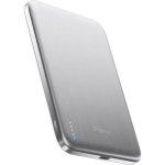 Kabelloses Powerbank Prestigio Aluminium Titan Silber