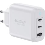Carregador USB Voltcraft VC-18791125 70W GaN 3 portas carga rápida