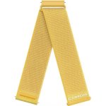 Pulseira de relógio Coros Apex 4 Amarela Nylon 22 mm