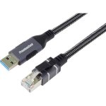 Netzwerkkarte PremiumCord kunet3 USB-A Ethernet 1000 Mbit/s mit integriertem Kabel