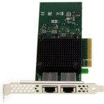 Carte Réseau Kalea-informatique PCI Express x8 80 Gbit/s Dual RJ45 Noire