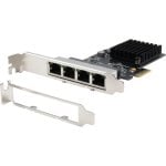 Scheda di Rete Exsys EX-6083 PCI Express x1 1 Gbit/s 4 Porte RJ45 Low Profile