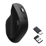 Ratón Keychron M6 Óptico RF Wireless Bluetooth USB Type-C 26000 DPI Negro