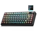 Clavier Aula F75 Max sans fil 75% Hot-swappable écran TFT RGB PBT