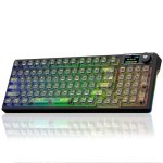 Tastiera Aula F98 Pro meccanica wireless trasparente RGB Hot-swappable