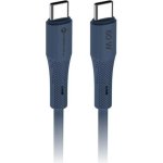 Câble USB-C Forcell C344 60W 1m 3A Silicone Flexible Bleu