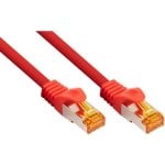 Cable de red Varia Cat. 7 RJ45 1 m S/FTP Rojo