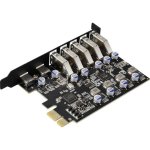 Tarjeta controladora USB Renkforce 7 puertos 5 USB-A 2 USB-C PCIe x1