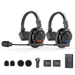 Cuffie Synco Xtalk X2 wireless 2,4 GHz duplex completo 24h autonomia nero