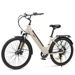 Bicicletta Elettrica Touroll J2 ST 250W 45Nm Batteria 561.6Wh 100km 7 Marche Shimano Sand
