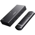 Commutatore HDMI Ugreen 3 in 1 4K@60Hz con Telecomando