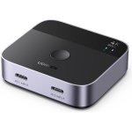 Commutateur KVM Ugreen AW502 HDMI USB-C 4K 60Hz HDR Aluminio