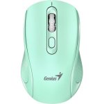 Ratón Genius NX-8025S inalámbrico 1200 DPI verde aquamarina con Copilot